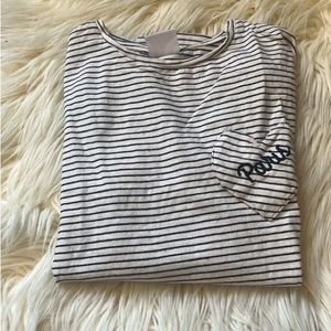 Zara kids girls striped tee